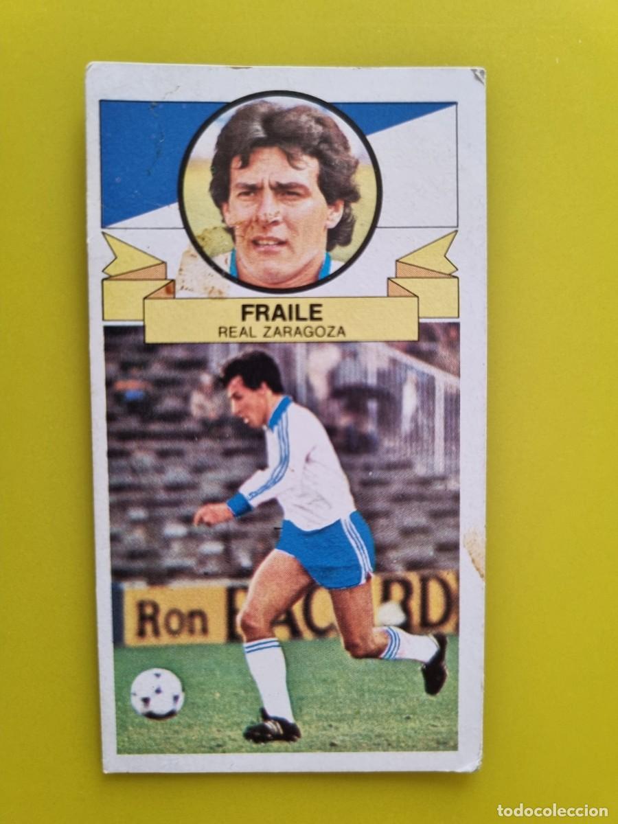 Fu&szlig;ball-Sticker: CROMO LIGA ESTE 85 86 1985 1986 FRAILE DESPEGADO REAL ZARAGOZA COLOCA AR926