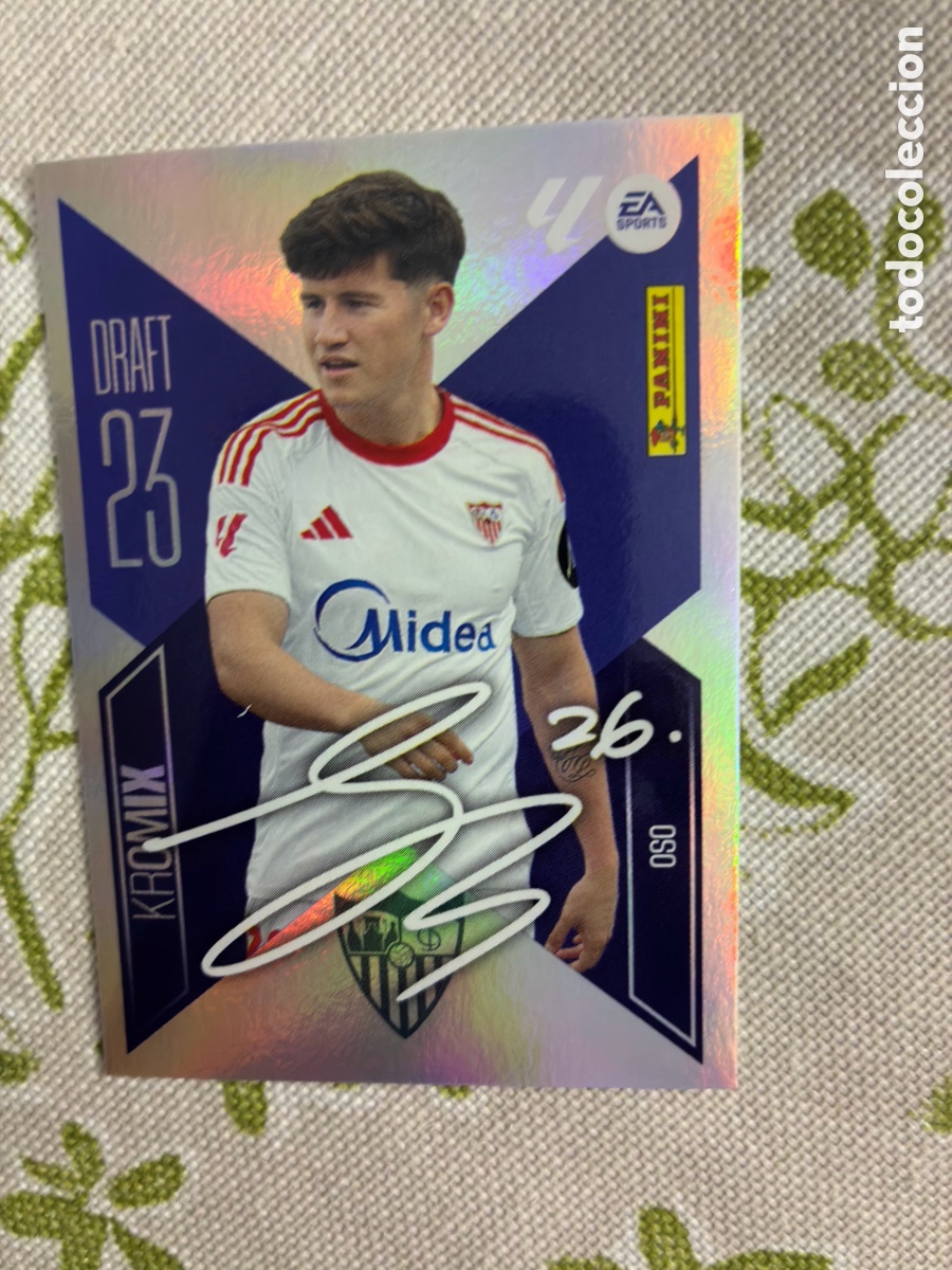 Cartes &agrave; collectionner de Football: cromo oso - sevilla fc - n.&ordm; k17 - kromix draft 23 parallel - este panini liga 2026-27
