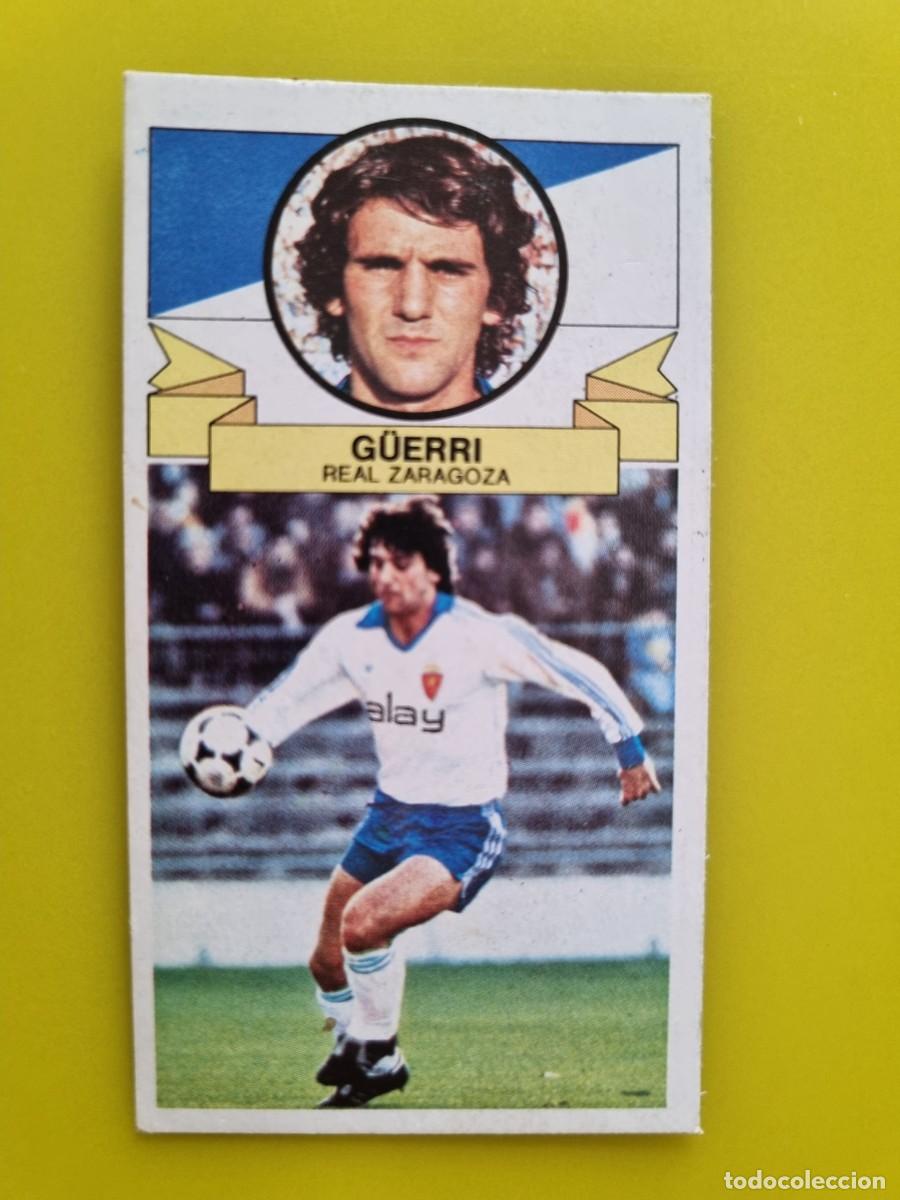 Cromos de Futebol: CROMO LIGA ESTE 85 86 1985 1986 G&Uuml;ERRI DESPEGADO REAL ZARAGOZA AR926