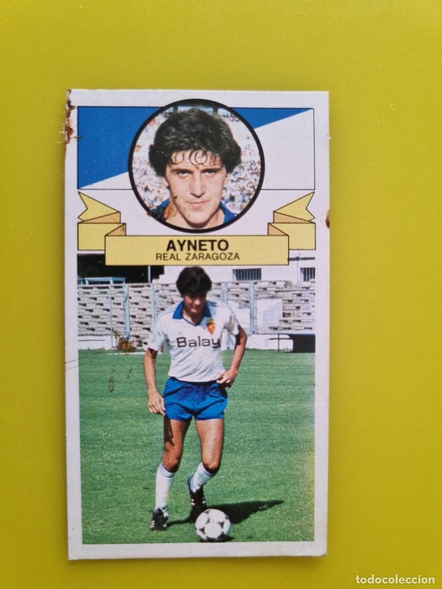 Cromos de f&uacute;tbol: CROMO DE FUTBOL LIGA ESTE 85 86 1985 1986 AYNETO DESPEGADO REAL ZARAGOZA AR926