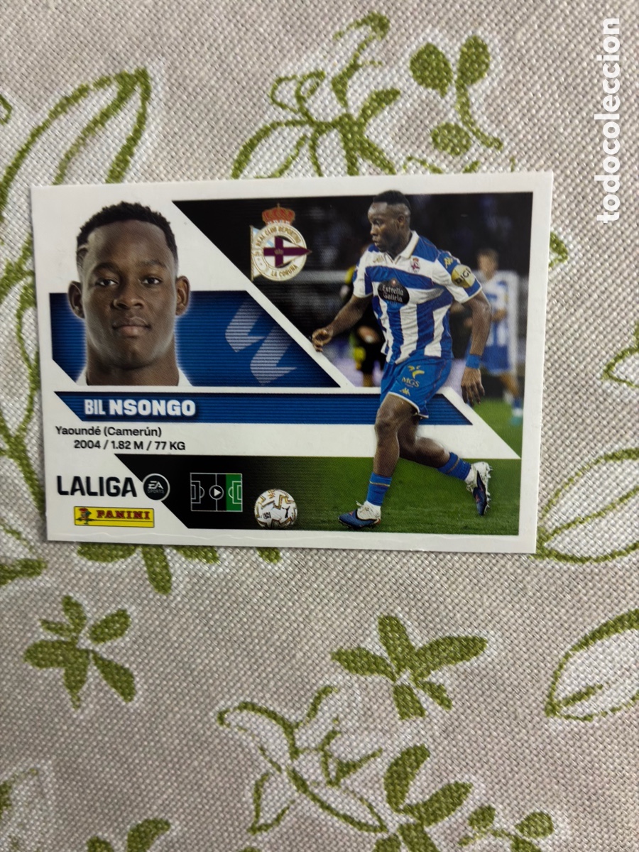 Cromos de f&uacute;tbol: cromo bil nsongno - rc deportivo - n.&ordm; 20 - este panini liga 2026-27