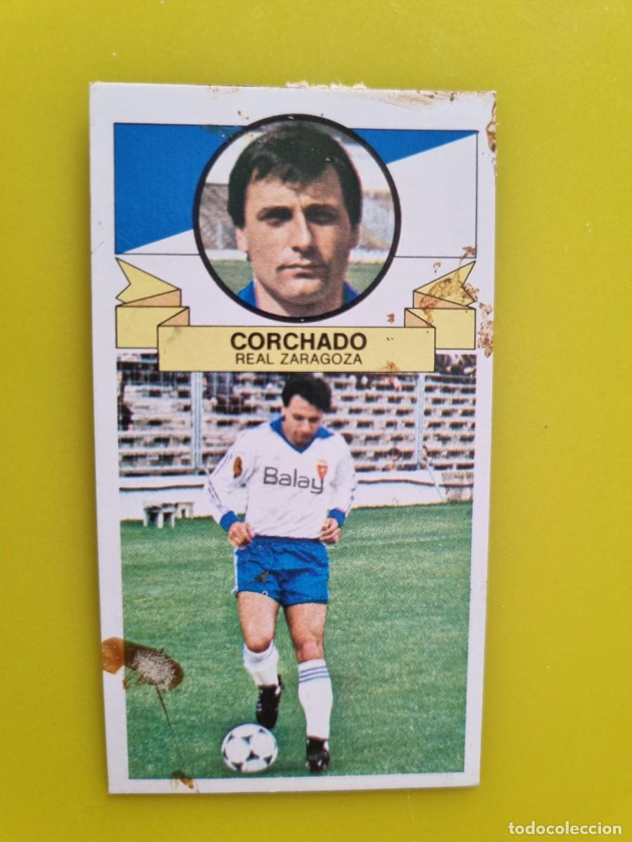 Cromos de f&uacute;tbol: CROMO DE FUTBOL LIGA ESTE 85 86 1985 1986 CORCHADO DESPEGADO REAL ZARAGOZA AR926