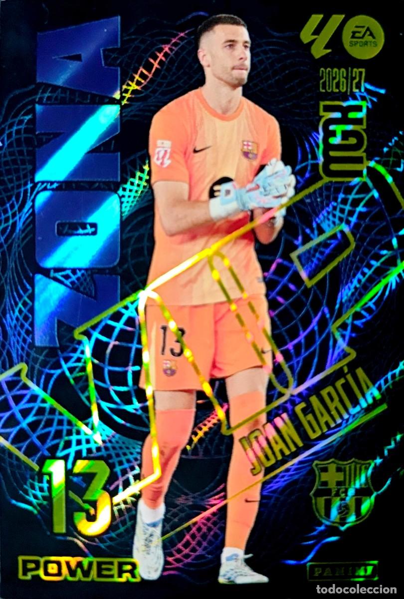 Cromos de f&uacute;tbol: 399 P 399P Joan Garcia - FC Barcelona - ZONA VIP POWER - PANINI Megacracks MGK 2026 2027 26 27