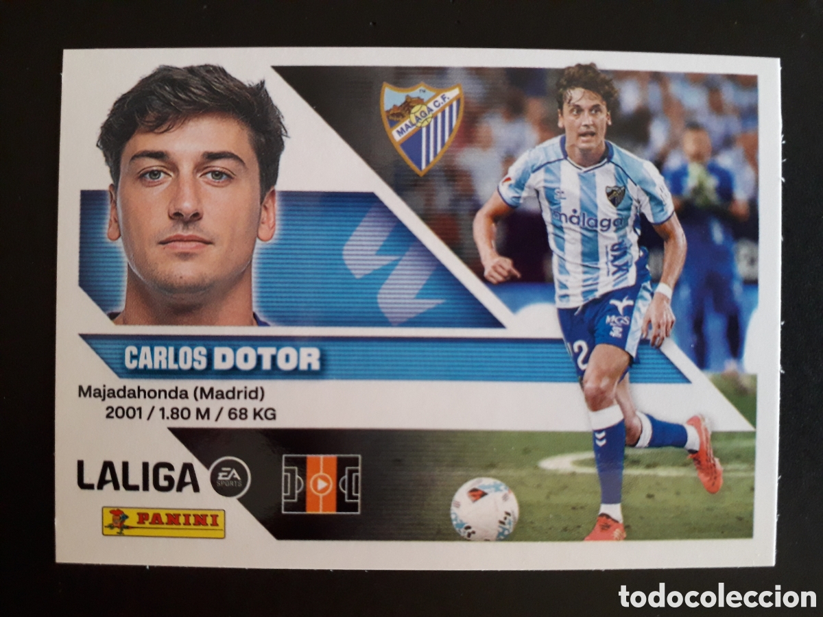 Cromos de f&uacute;tbol: DOTOR, M&Aacute;LAGA N&deg; 14 ED ESTE 2026 2027 26 27 SIN PEGAR PEDIDO M&Iacute;NIMO 3&euro;