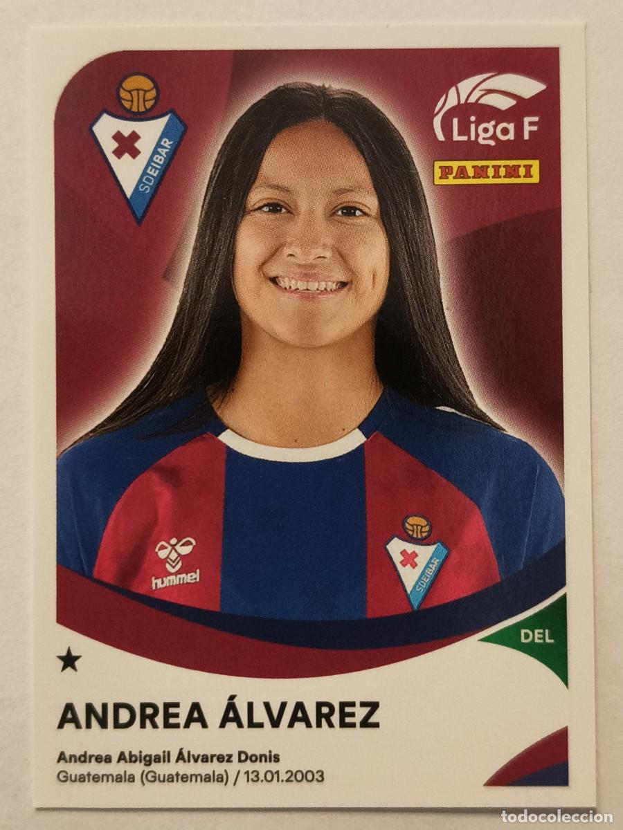Cromos de f&uacute;tbol: #140 ANDREA ALVAREZ (S.D. EIBAR) LIGA F 2024/2025 PANINI