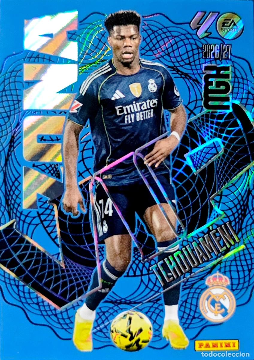 Cromos de f&uacute;tbol: 405 Tchouameni - Real Madrid - ZONA VIP - PANINI Megacracks MGK 2026 2027 26 27