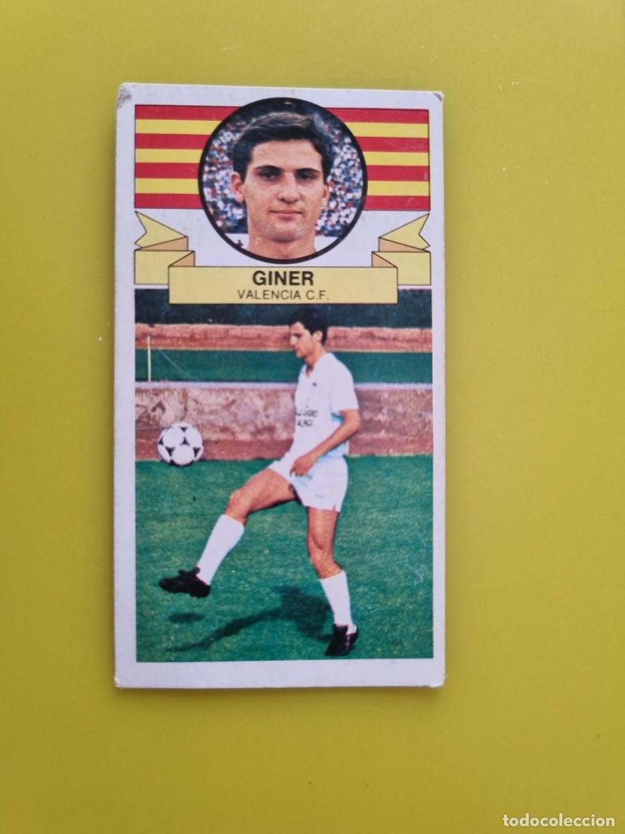 Cromos de f&uacute;tbol: CROMO DE FUTBOL LIGA ESTE 85 86 1985 1986 GINER DESPEGADO VALENCIA CF AR926