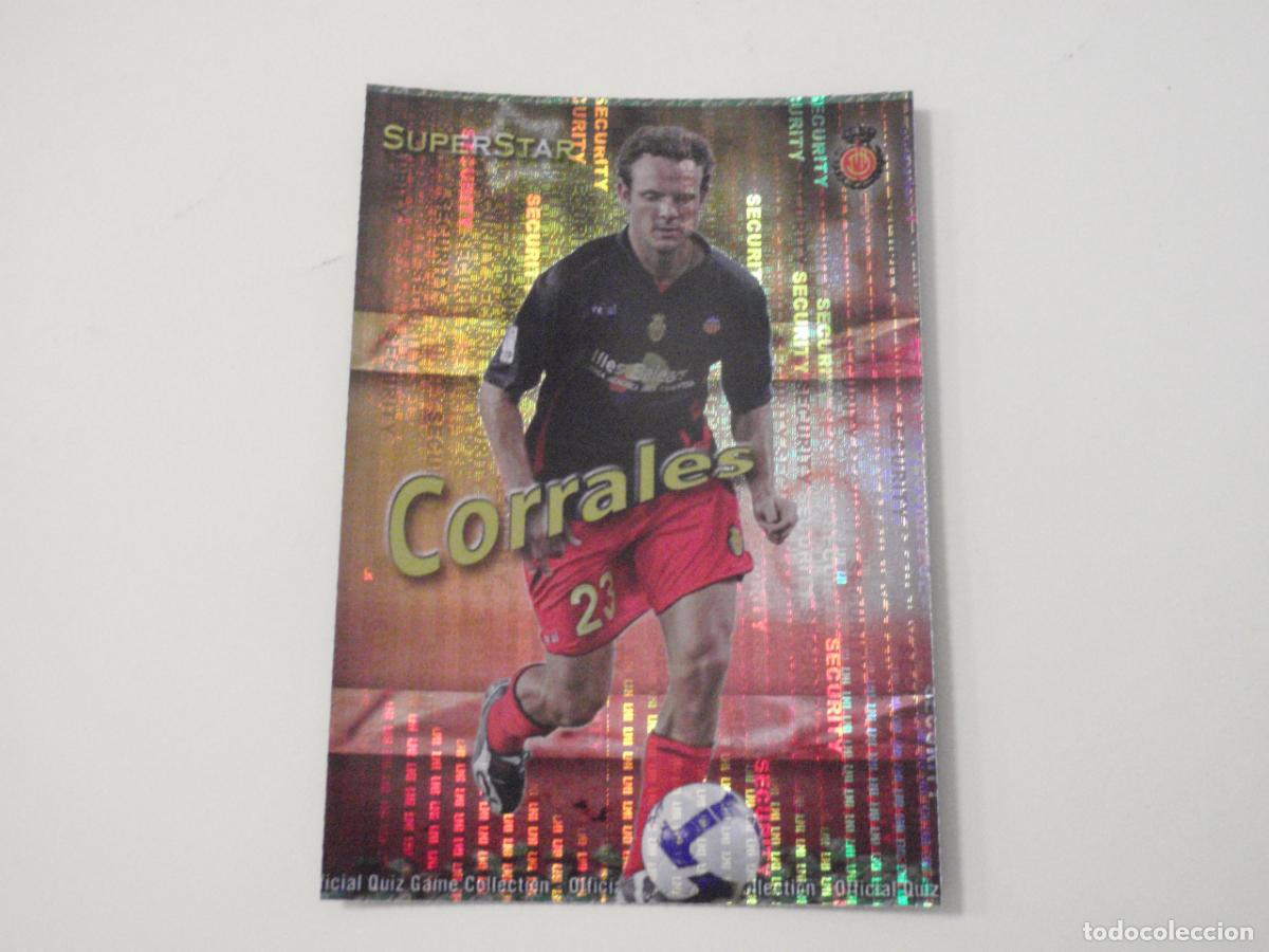 Cromos de f&uacute;tbol: 241 CORRALES SUPERSTAR Security. LAS FICHAS DE LA LIGA FUTBOL 2009 2010 MUNDICROMO 09 10