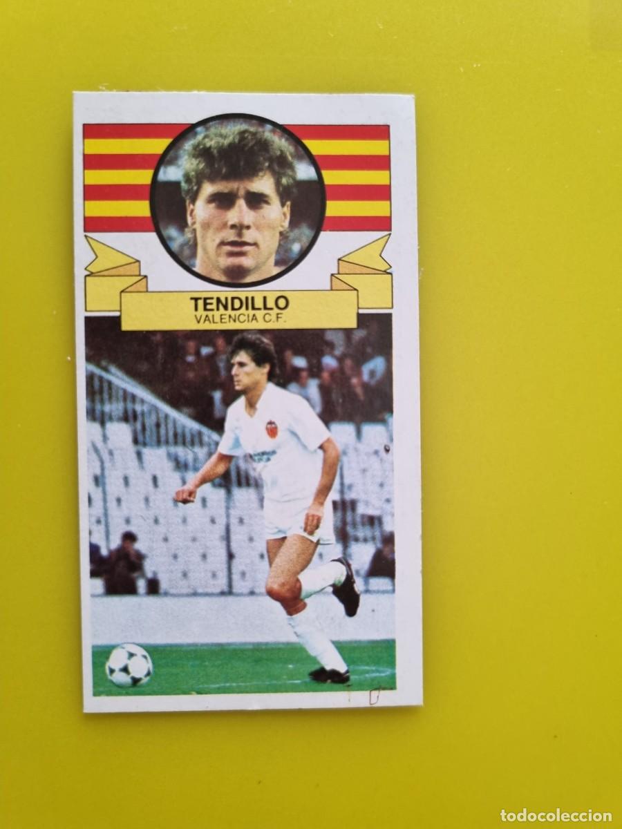 Cromos de f&uacute;tbol: CROMO DE FUTBOL LIGA ESTE 85 86 1985 1986 TENDILLO DESPEGADO VALENCIA CF AR926