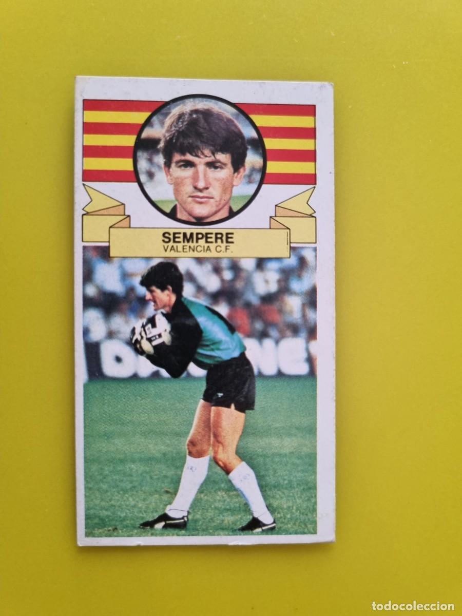 Cromos de f&uacute;tbol: CROMO DE FUTBOL LIGA ESTE 85 86 1985 1986 SEMPERE DESPEGADO VALENCIA CF AR926