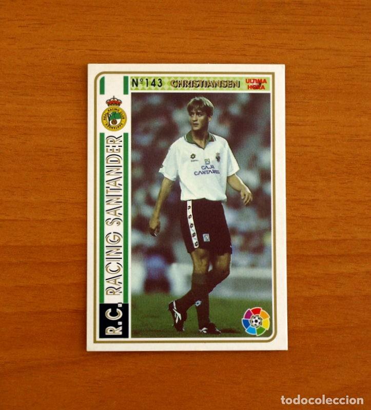 Cromos de f&uacute;tbol: Racing de Santander - 143 Christiansen -&Uacute;ltima Hora-Mundicromo Las Fichas de la Liga 1994-1995-94-95