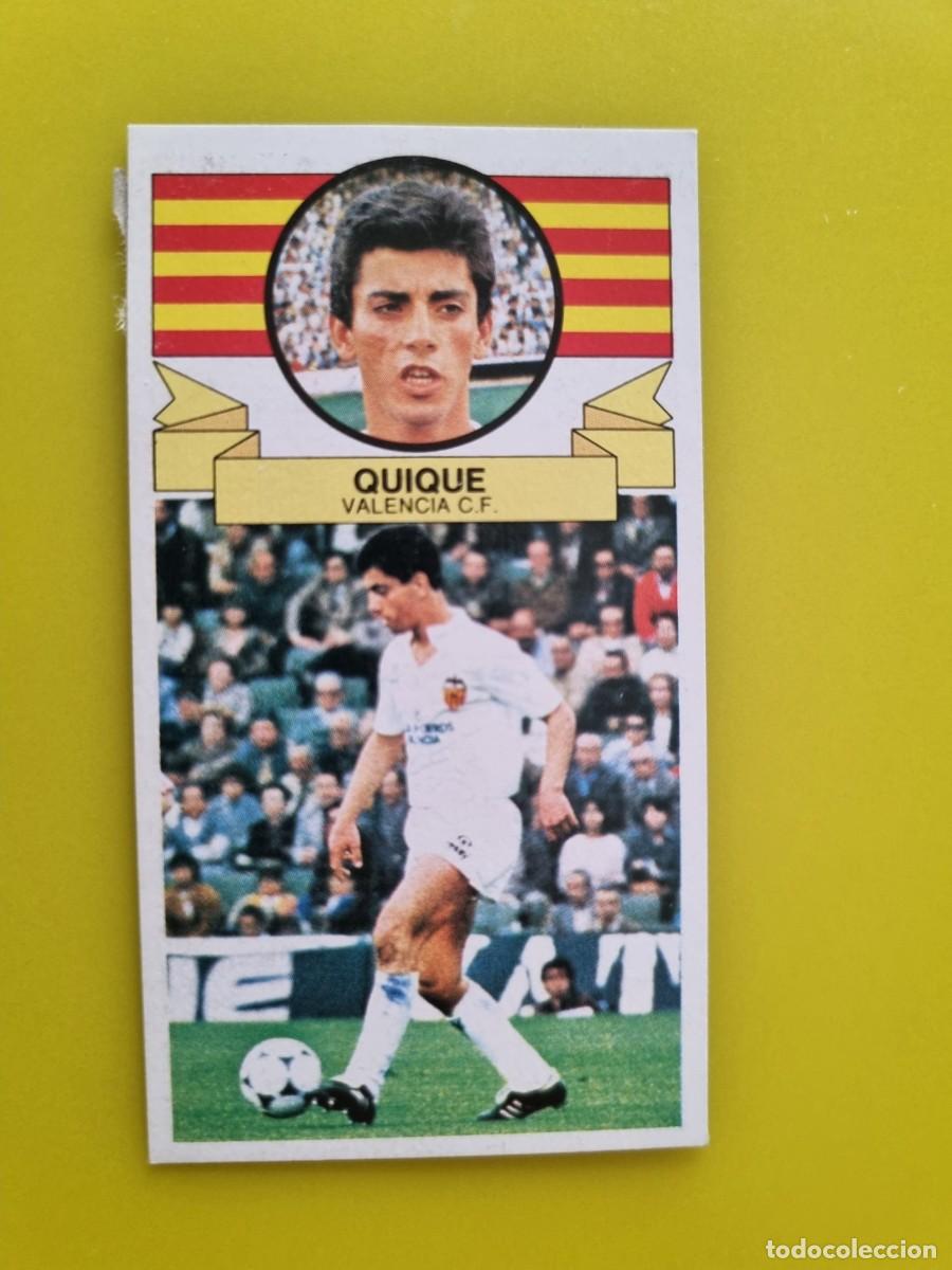 Cromos de f&uacute;tbol: CROMO DE FUTBOL LIGA ESTE 85 86 1985 1986 QUIQUE DESPEGADO VALENCIA CF AR926