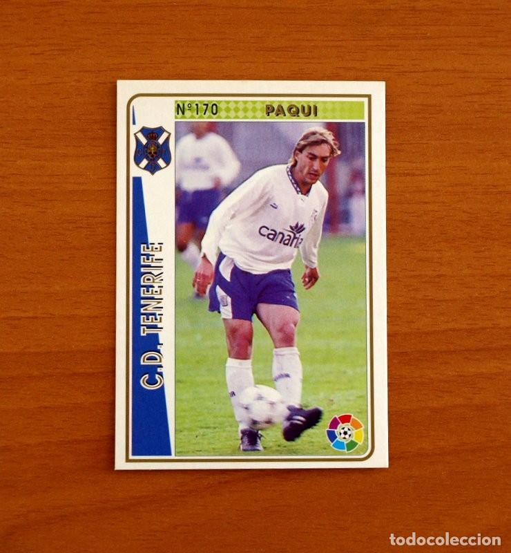 Cromos de f&uacute;tbol: Tenerife -N&ordm; 170 Paqui -Mundicromo Las Fichas de la Liga 1994-1995-94-95