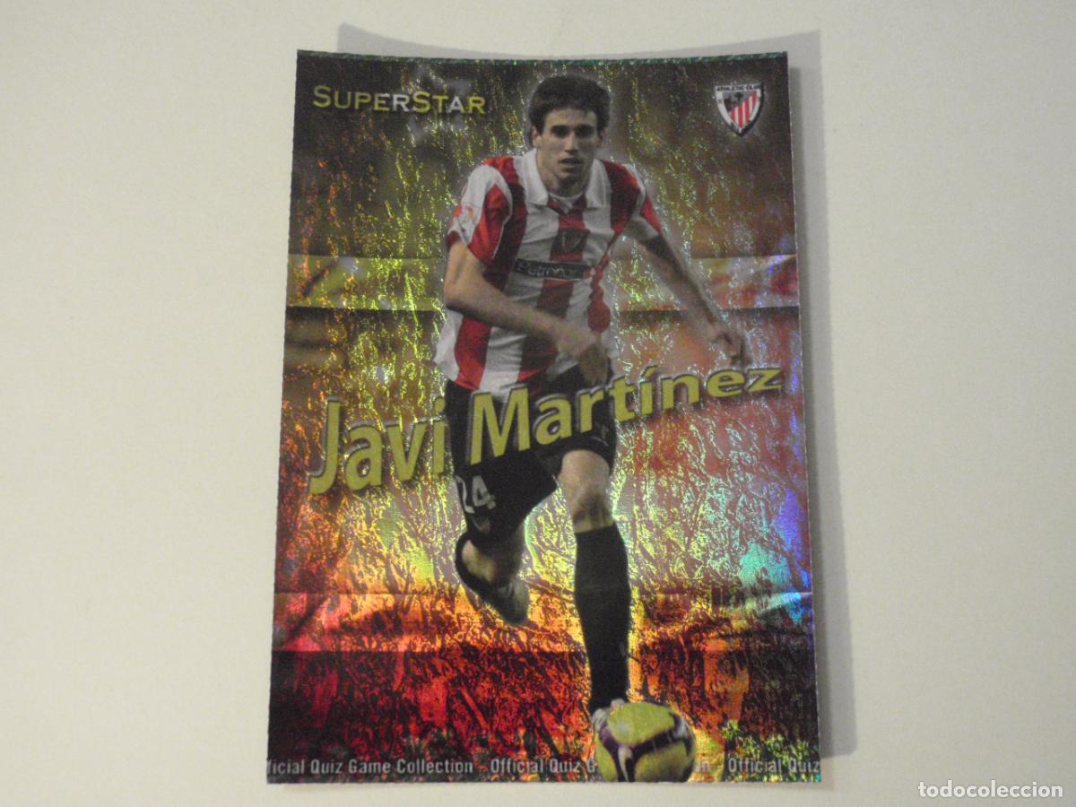 Cromos de f&uacute;tbol: 348 JAVI MARTINEZ SUPERSTAR JASPEADO. LAS FICHAS DE LA LIGA FUTBOL 2009 2010 MUNDICROMO 09 10