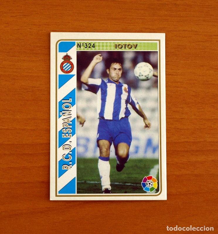 Cromos de f&uacute;tbol: R.C.D. Espa&ntilde;ol-Espanyol - N&ordm; 324 Iotov -Mundicromo Las Fichas de la Liga 1994-1995-94-95