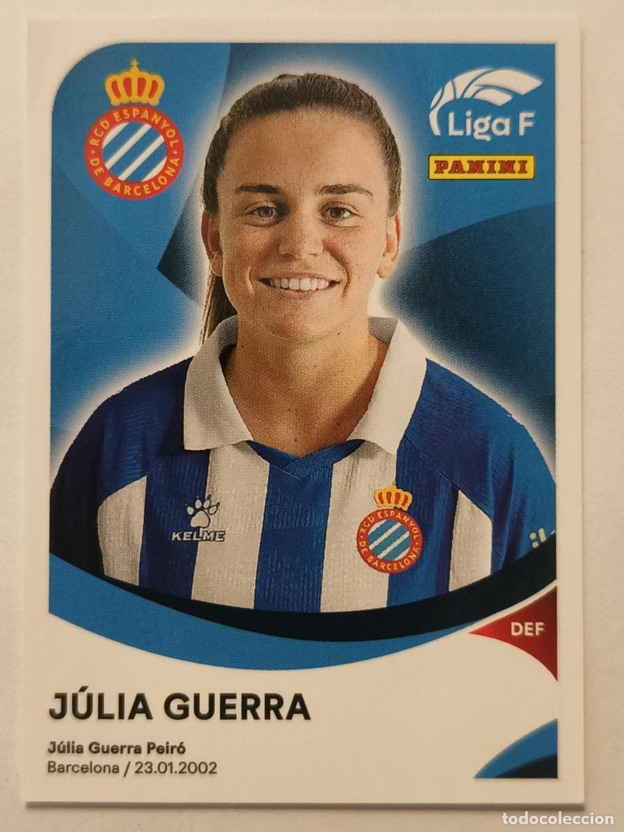 Cromos de f&uacute;tbol: #149 JULIA GUERRA (R C.D. ESPANYOL) LIGA F 2024/2025 PANINI