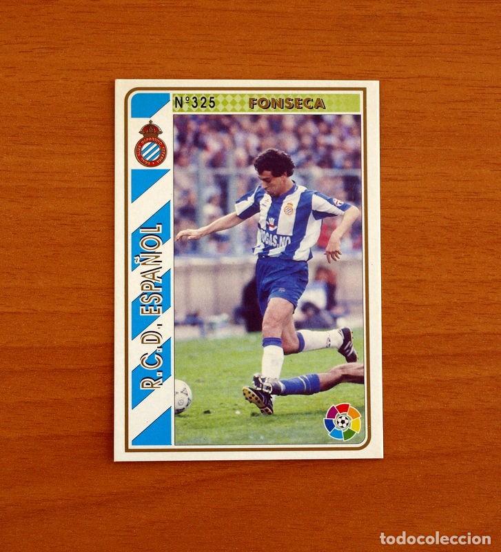 Cromos de f&uacute;tbol: R.C.D. Espa&ntilde;ol-Espanyol - N&ordm; 325 Fonseca -Mundicromo Las Fichas de la Liga 1994-1995-94-95