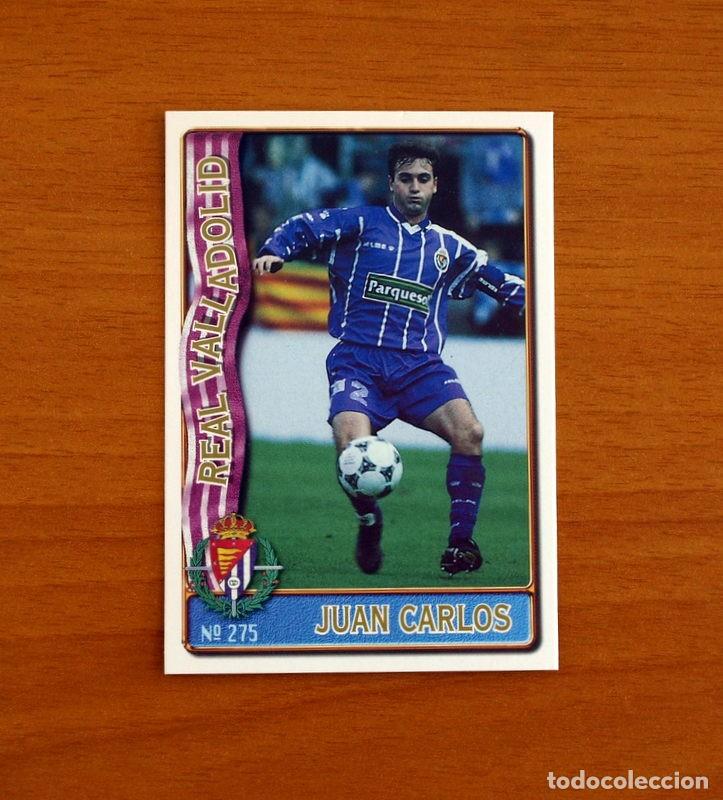 Cromos de f&uacute;tbol: Real Valladolid -N&ordm; 275 Juan Carlos -Mundicromo Las Fichas de la Liga de F&uacute;tbol 1996-1997-96-97