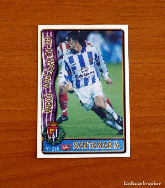 Cromos de f&uacute;tbol: Real Valladolid -N&ordm; 276 Santamaria -UH -Mundicromo Las Fichas de la Liga de F&uacute;tbol 1996-1997-96-97