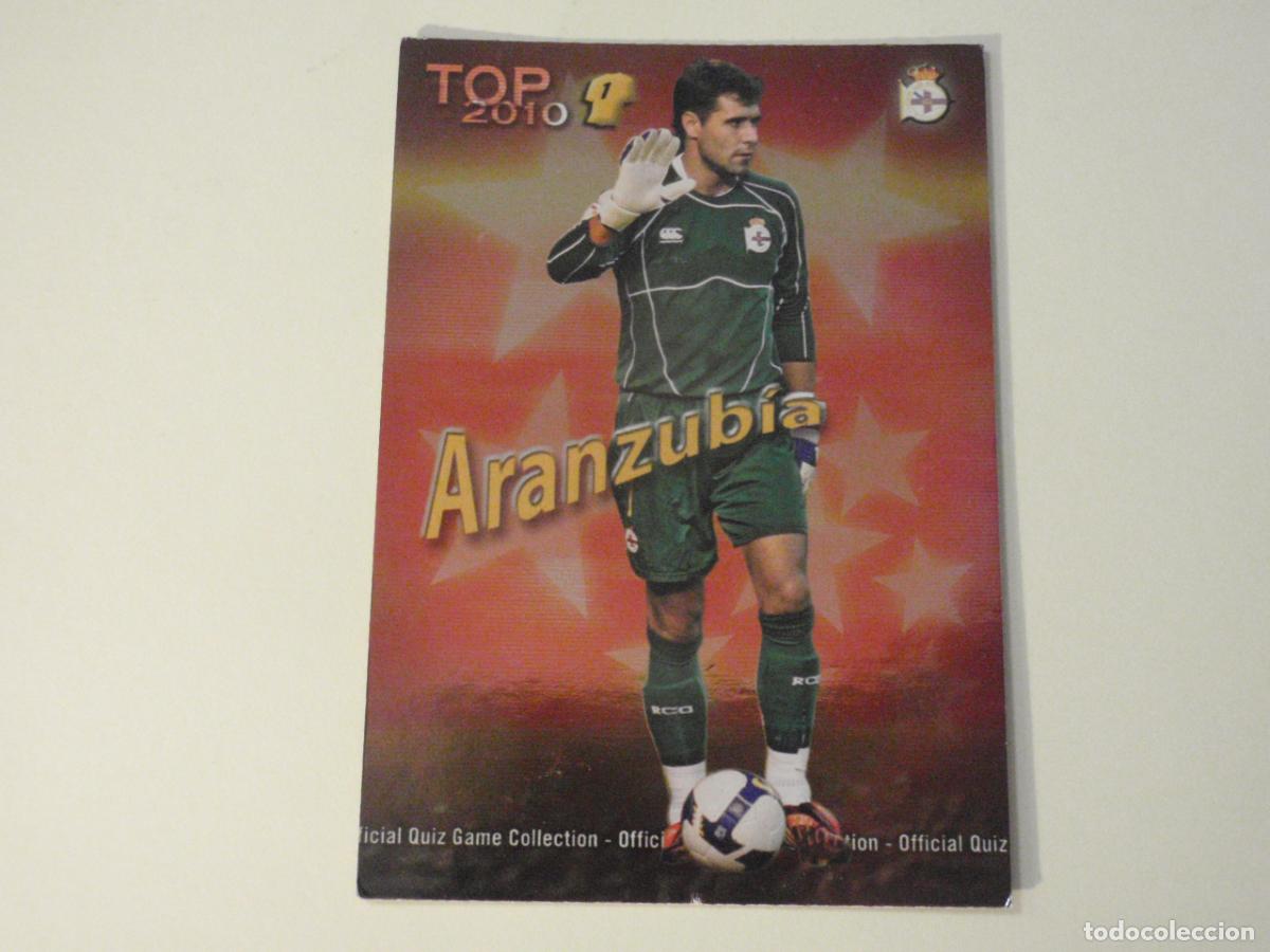 Cromos de f&uacute;tbol: 545 ARANZUBIA TOP BRILLO ROJO. LAS FICHAS DE LA LIGA FUTBOL 2009 2010 MUNDICROMO 09 10