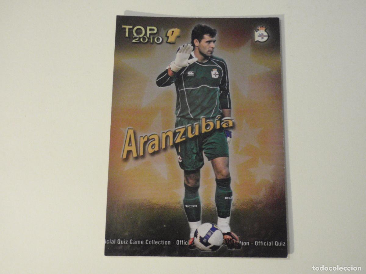 Cromos de f&uacute;tbol: 545 ARANZUBIA TOP BRILLO AMARILLO. LAS FICHAS DE LA LIGA FUTBOL 2009 2010 MUNDICROMO 09 10