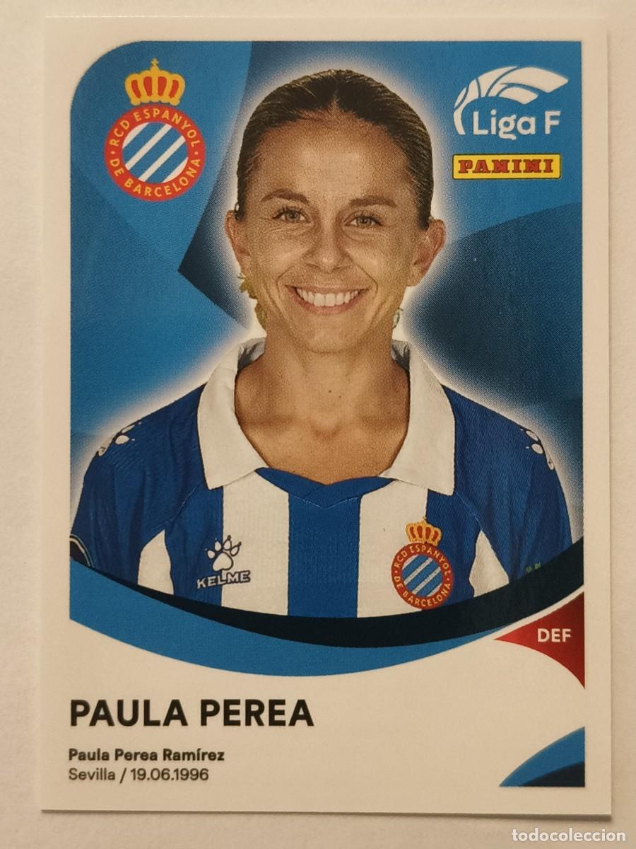 Cromos de f&uacute;tbol: #151 PAULA PEREA (R C.D. ESPANYOL) LIGA F 2024/2025 PANINI