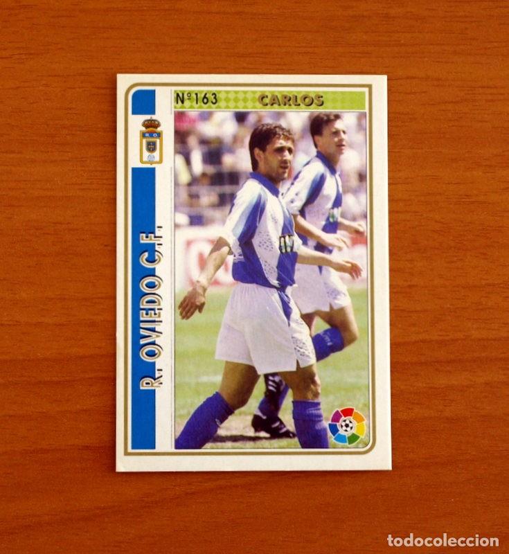 Cromos de f&uacute;tbol: Real Oviedo -N&ordm; 163 Carlos -Mundicromo Las Fichas de la Liga 1994-1995-94-95
