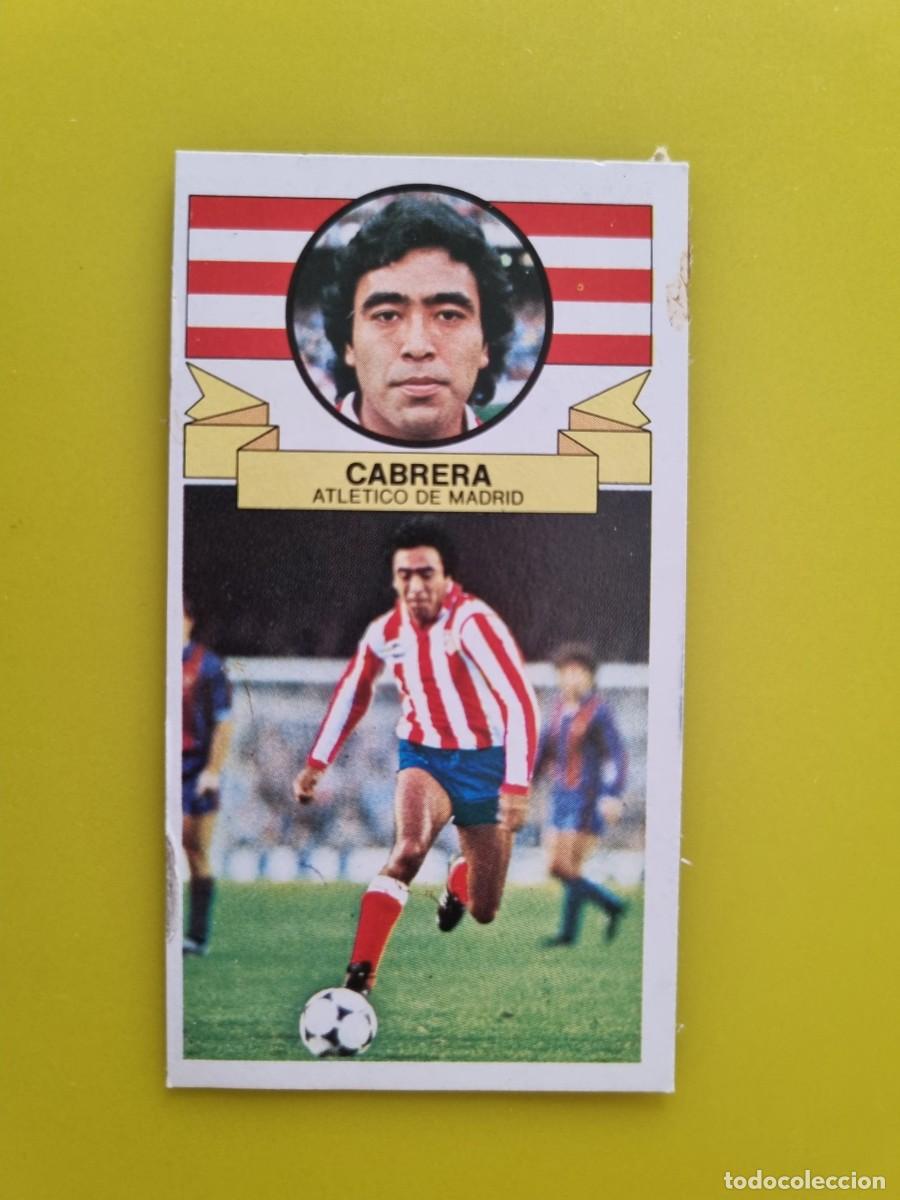 Cromos de f&uacute;tbol: CROMO DE FUTBOL LIGA ESTE 85 86 1985 1986 CABRERA DESPEGADO ATL DE MADRID AR926