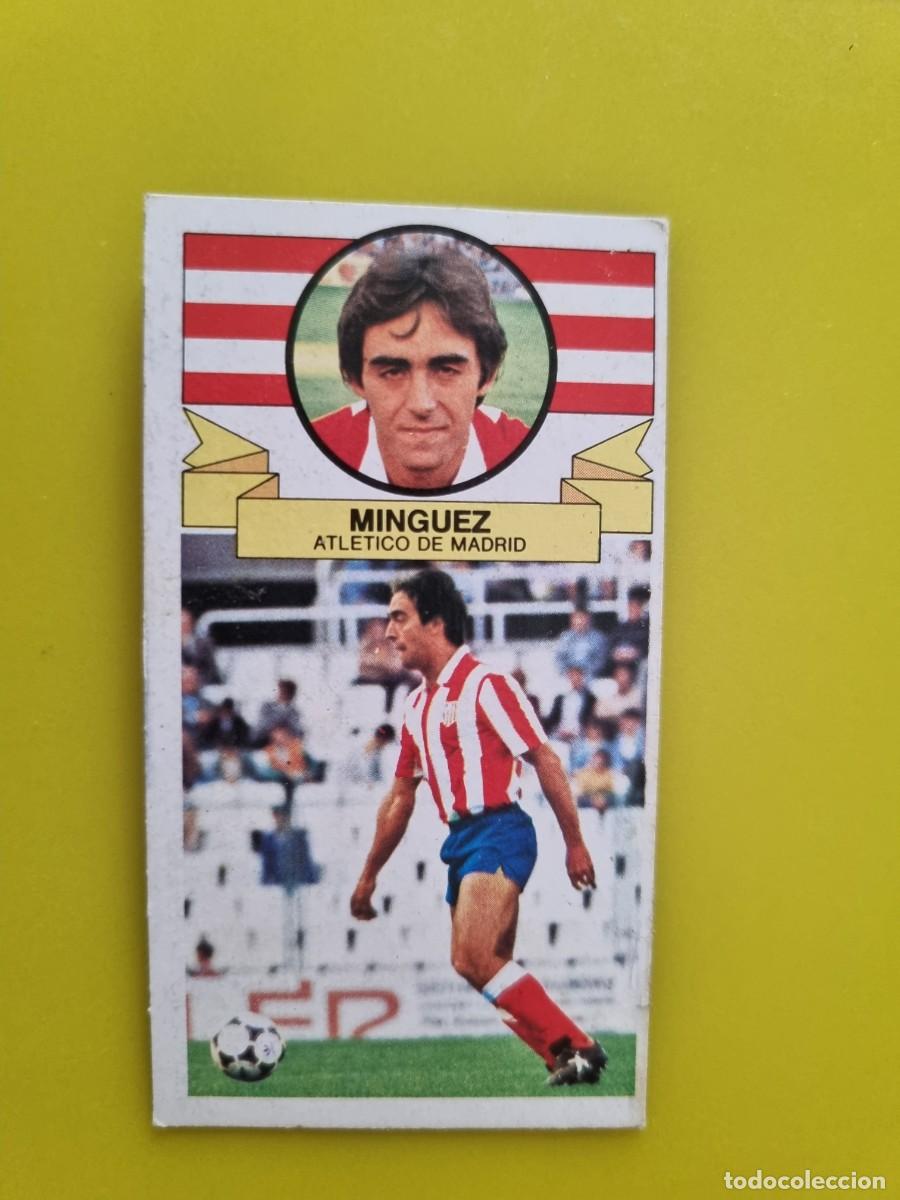 Cromos de f&uacute;tbol: CROMO DE FUTBOL LIGA ESTE 85 86 1985 1986 MINGUEZ DESPEGADO ATL DE MADRID AR926