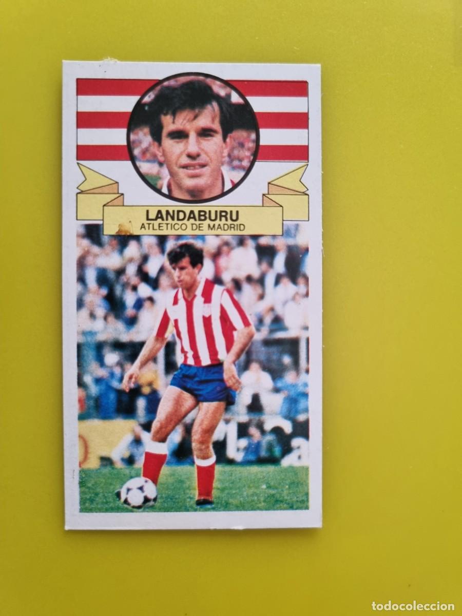 Cromos de f&uacute;tbol: CROMO DE FUTBOL LIGA ESTE 85 86 1985 1986 LANDABURU DESPEGADO ATL DE MADRID AR926