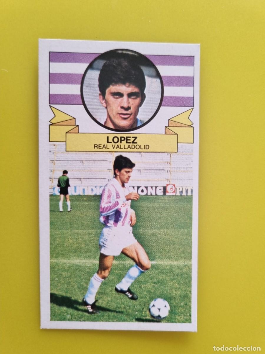 Fu&szlig;ball-Sticker: CROMO DE FUTBOL LIGA ESTE 85 86 1985 1986 LOPEZ DESPEGADO REAL VALLADOLID AR926