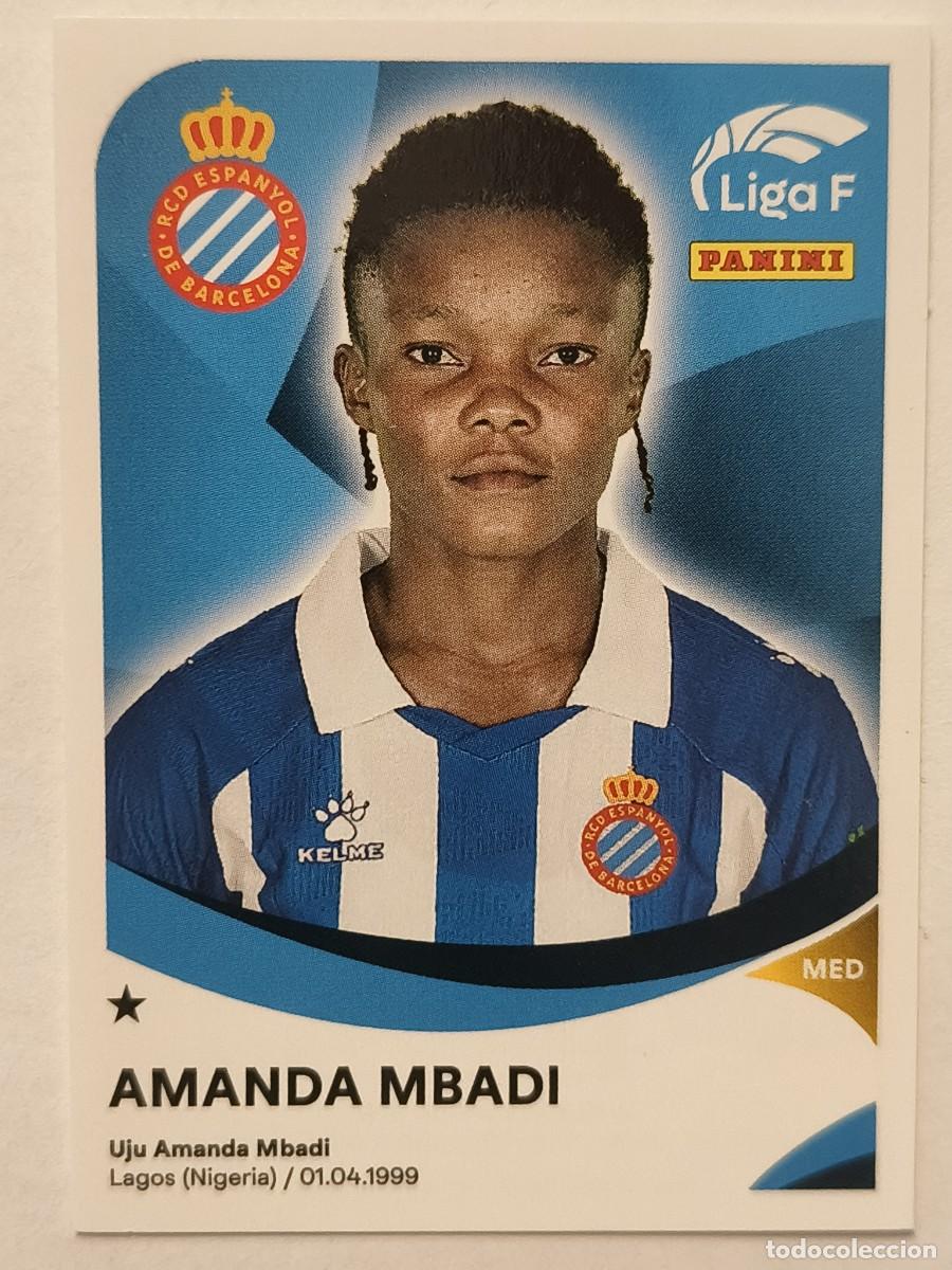 Cromos de f&uacute;tbol: #154B AMANDA MBADI (R C.D. ESPANYOL) LIGA F 2024/2025 PANINI