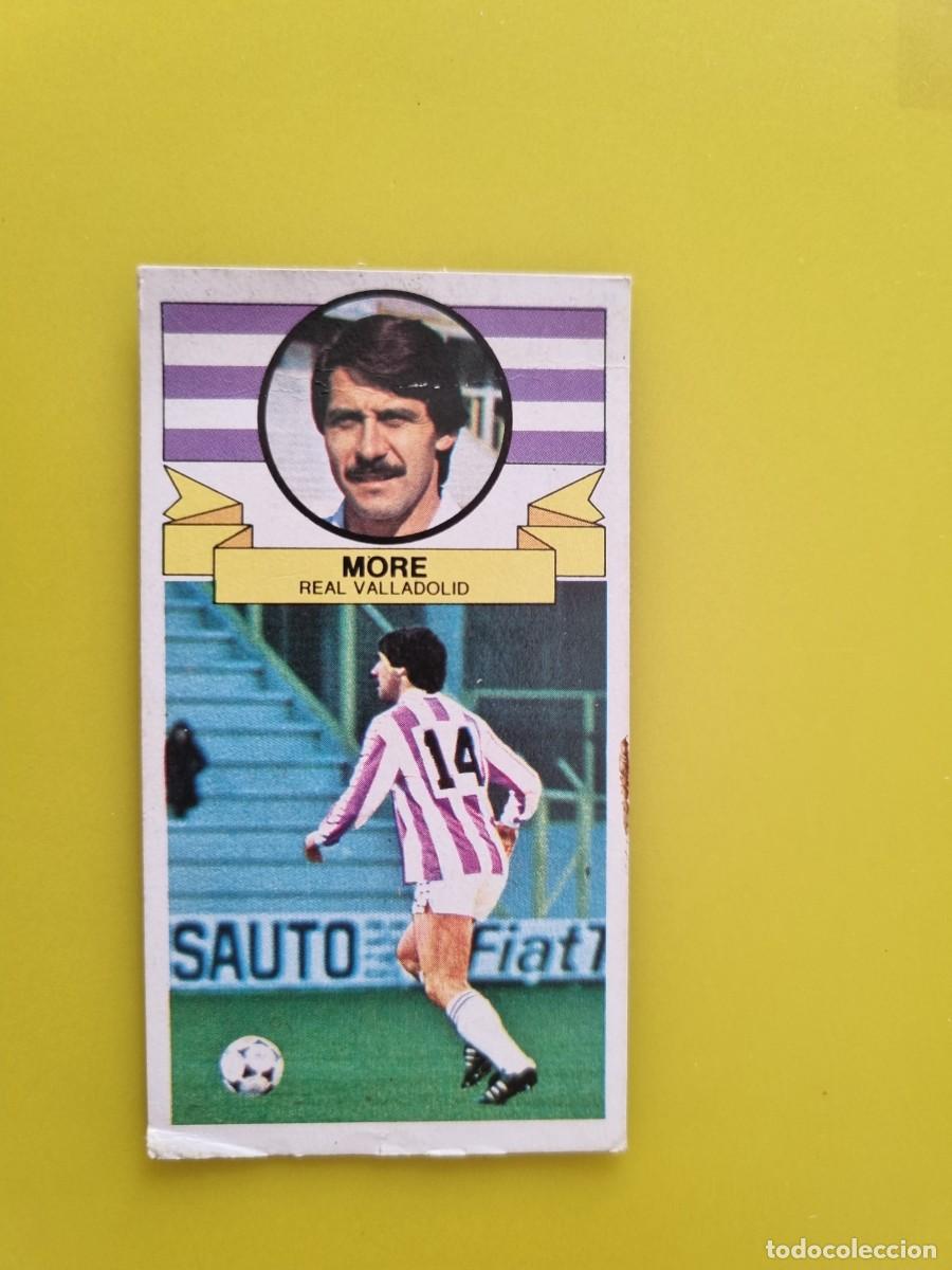 Cromos de f&uacute;tbol: CROMO DE FUTBOL LIGA ESTE 85 86 1985 1986 MORE DESPEGADO REAL VALLADOLID AR926