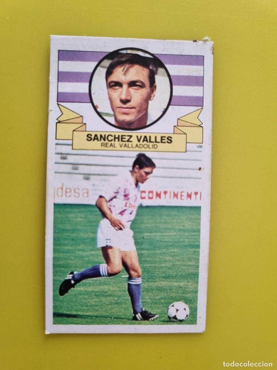 Cromos de f&uacute;tbol: CROMO DE FUTBOL LIGA ESTE 85 86 1985 1986 SANCHEZ VALLES DESPEGADO REAL VALLADOLID AR926