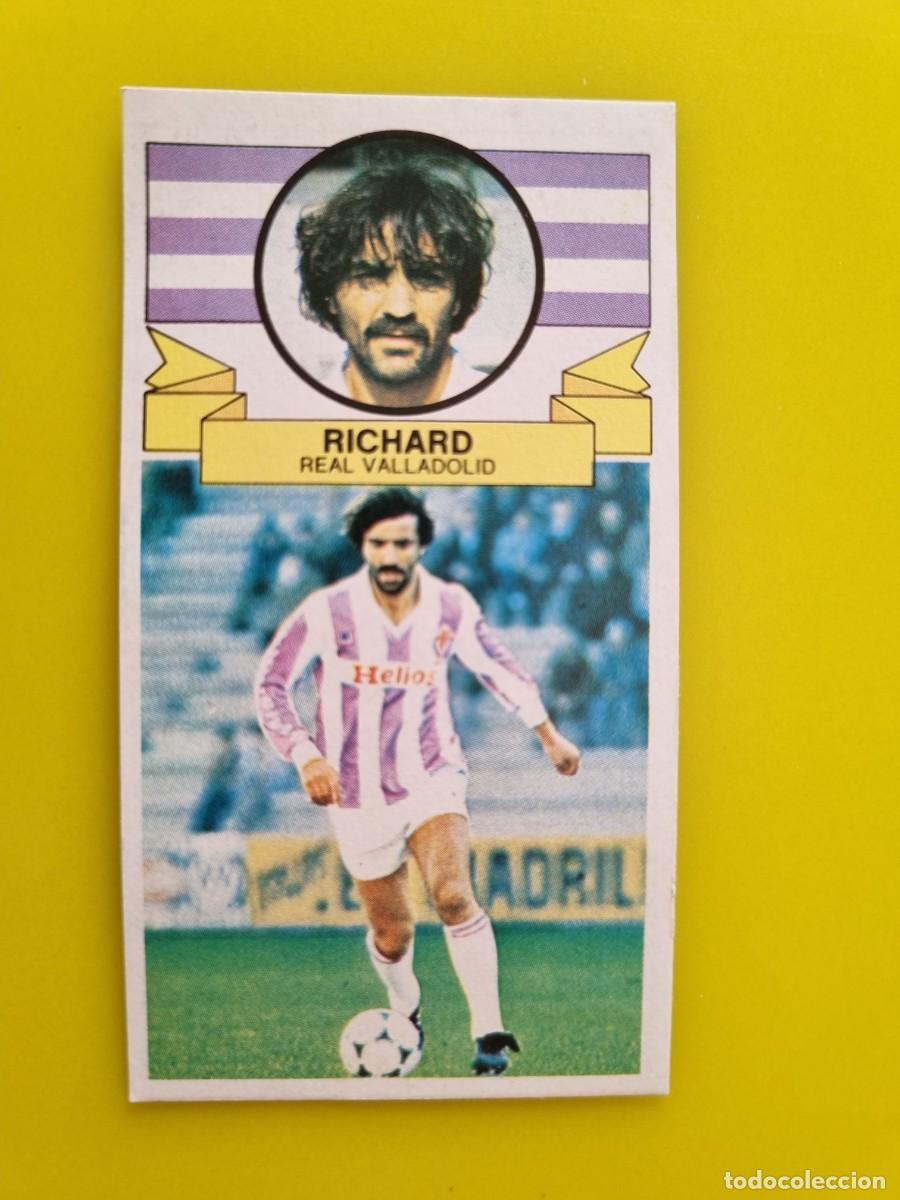 Cromos de f&uacute;tbol: CROMO DE FUTBOL LIGA ESTE 85 86 1985 1986 RICHARD DESPEGADO REAL VALLADOLID AR926