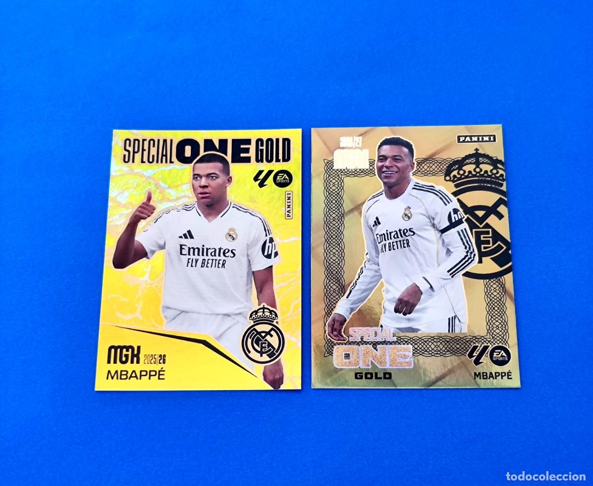 Cromos de f&uacute;tbol: Megacracks 2025 2026 / 25 26 - 2026 2027 / 26 27 Mbappe Special One Gold Real Madrid