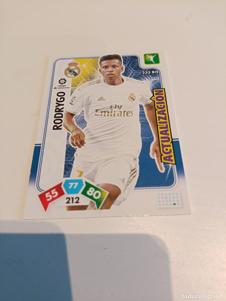 Cromos de f&uacute;tbol: Rodrigo (actualizaci&oacute;n)Real Madrid Adrenalyn 19/20