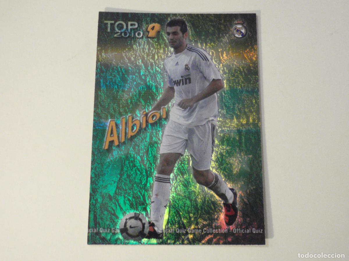 Cromos de f&uacute;tbol: 560 ALBIOL TOP BRILLO VERDE JASPEADO. LAS FICHAS DE LA LIGA FUTBOL 2009 2010 MUNDICROMO 09 10