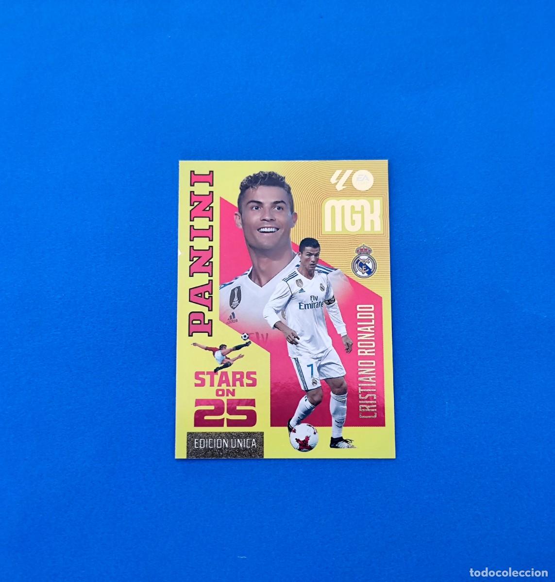 Cromos de f&uacute;tbol: Megacracks 2026 2027 / 26 27 Cristiano Ronaldo STARS ON 25 Edici&oacute;n &Uacute;nica Real Madrid