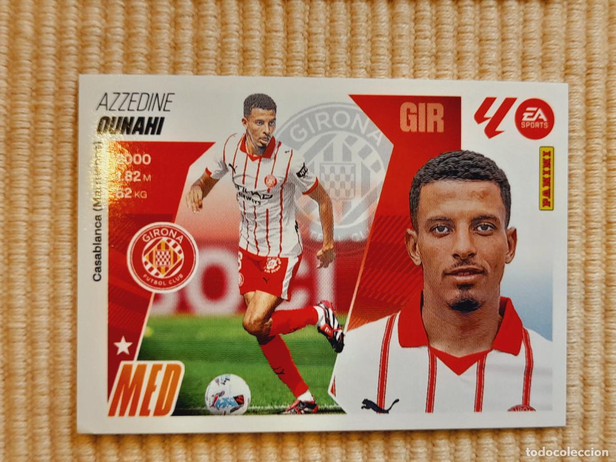 Cromos de f&uacute;tbol: CROMO 14 BIS OUNAHI (COLOCA) GIRONA FC LIGA 25-26 2025 2026 &Aacute;LBUM ESTE