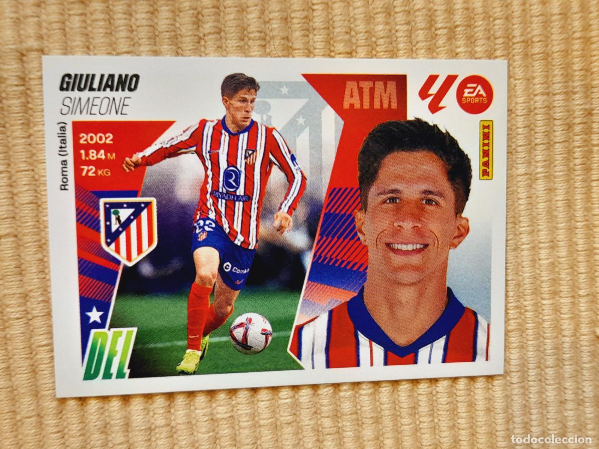 Cromos de f&uacute;tbol: CROMO 17 GIULIANO (ATLETICO MADRID) LIGA 25-26 2025 2026 &Aacute;LBUM ESTE