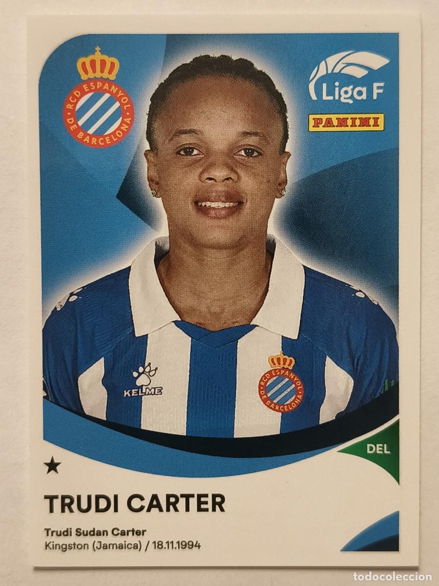 Cromos de f&uacute;tbol: #161 TRUDI CARTER (R C.D. ESPANYOL) LIGA F 2024/2025 PANINI