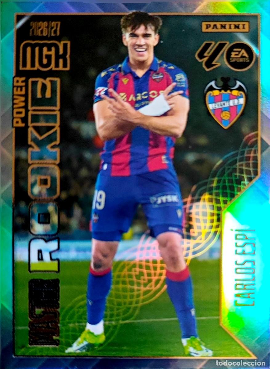 Cromos de f&uacute;tbol: 408 P 408P Carlos Espi - FC Barcelona - MASTER ROOKIE POWER - PANINI Megacracks MGK 2026 2027 26 27