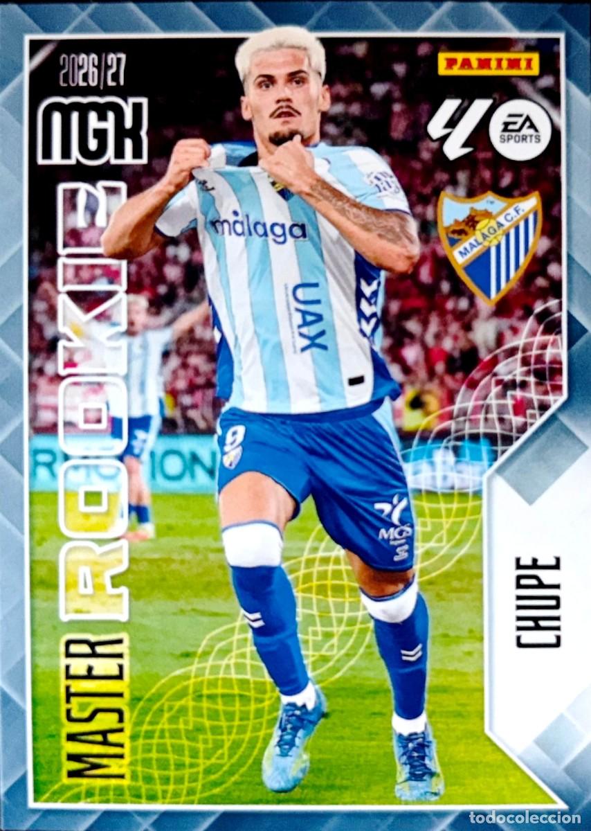 Cromos de f&uacute;tbol: 409 Chupe - Malaga CF - MASTER ROOKIE - PANINI Megacracks MGK 2026 2027 26 27