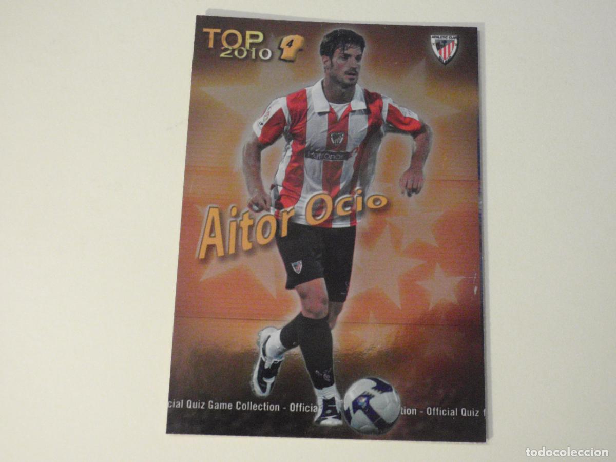 Cromos de f&uacute;tbol: 565 AITOR OCIO Athl&eacute;tic TOP BRILLO ROJO. LAS FICHAS DE LA LIGA FUTBOL 2009 2010 MUNDICROMO 09 10