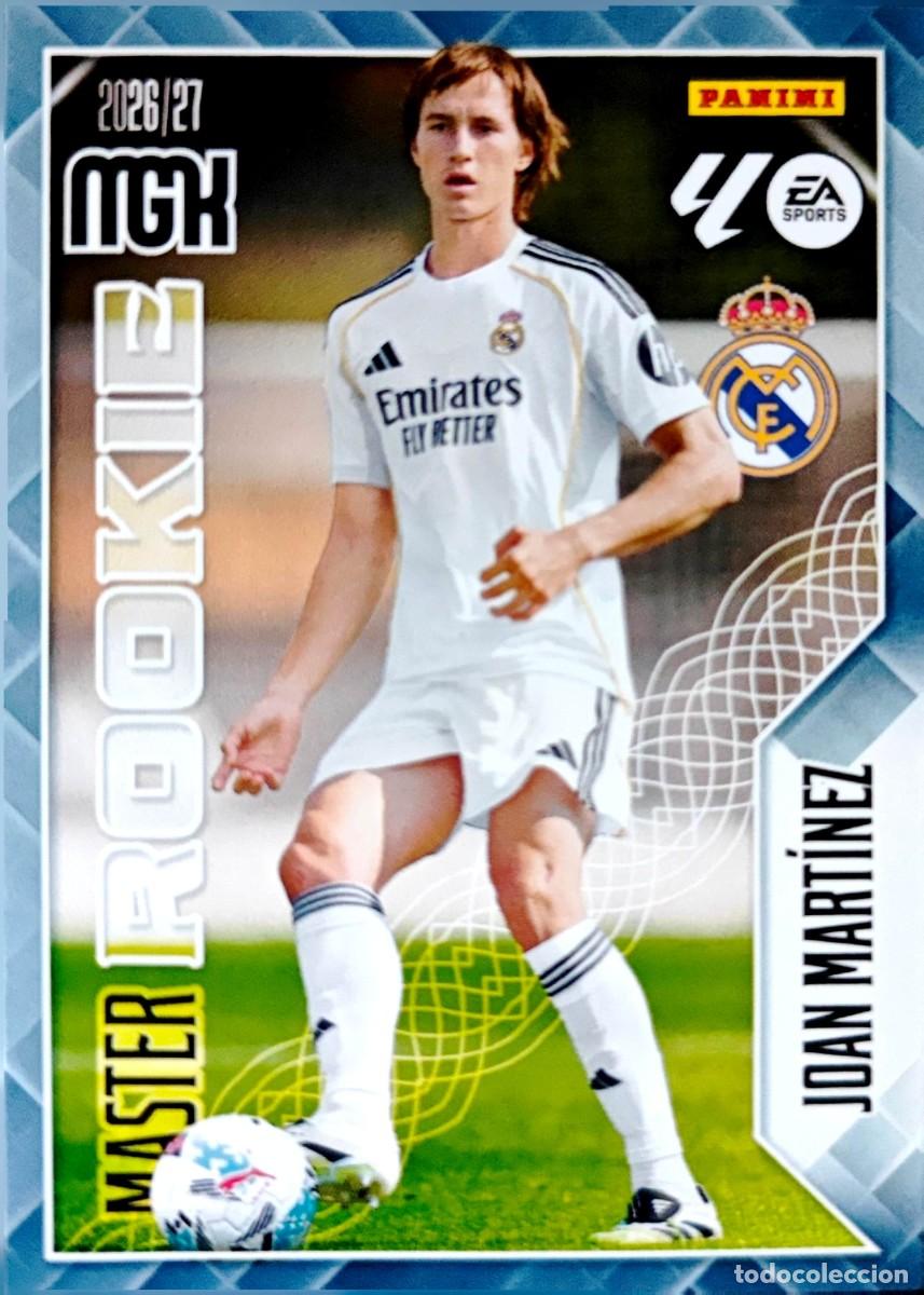 Cromos de f&uacute;tbol: 413 Joan Martinez - Real Madrid - MASTER ROOKIE - PANINI Megacracks MGK 2026 2027 26 27