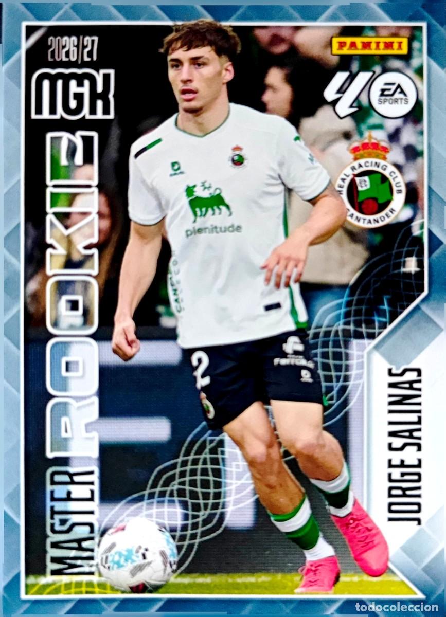 Cromos de f&uacute;tbol: 414 Jorge Salinas - Real Racing Santander - MASTER ROOKIE - PANINI Megacracks MGK 2026 2027 26 27