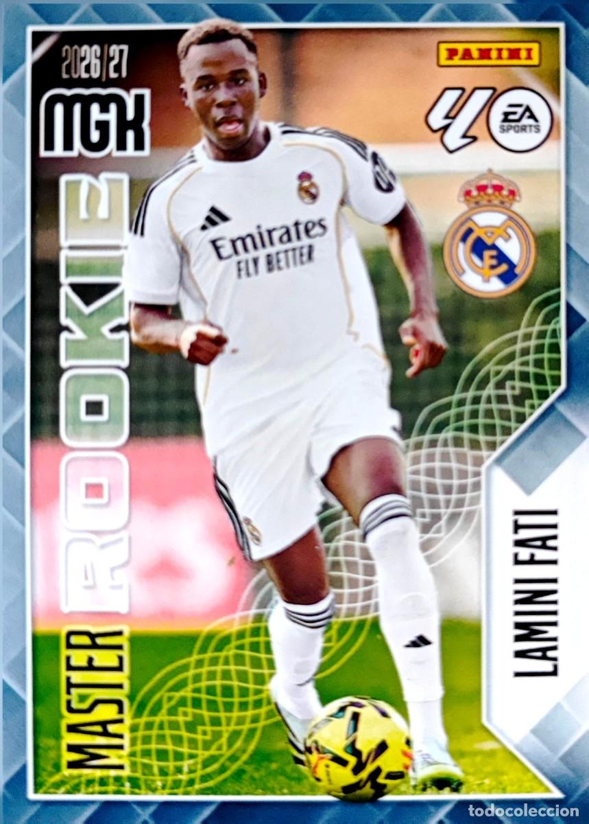 Cromos de f&uacute;tbol: 416 Lamini Fati - Real Madrid - MASTER ROOKIE - PANINI Megacracks MGK 2026 2027 26 27