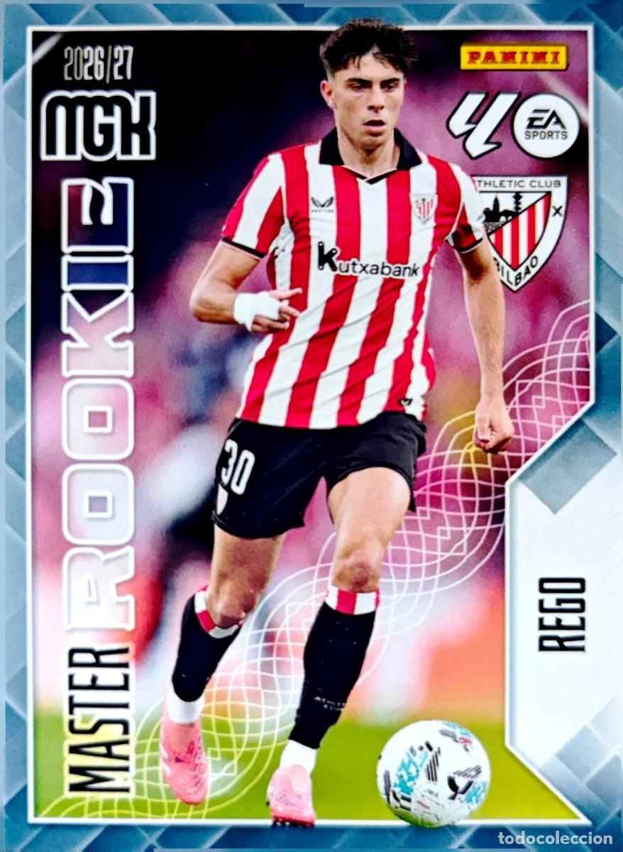 Cromos de f&uacute;tbol: 418 Alejandro Rego - Athletic Club Bilbao - MASTER ROOKIE - PANINI Megacracks MGK 2026 2027 26 27
