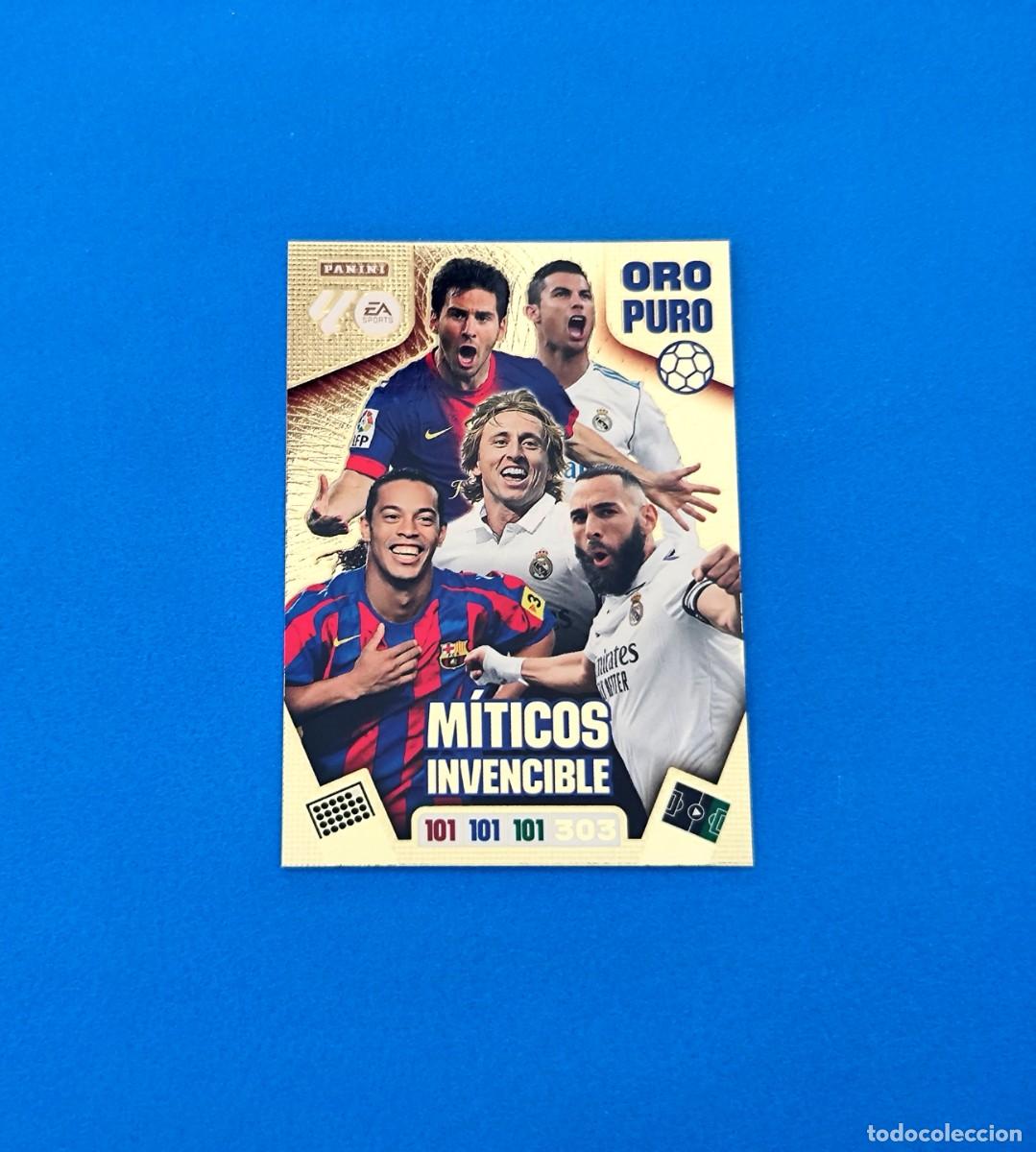Cromos de f&uacute;tbol: Adrenalyn 2025 2026 / 25 26 M&iacute;ticos Invencible Oro Puro